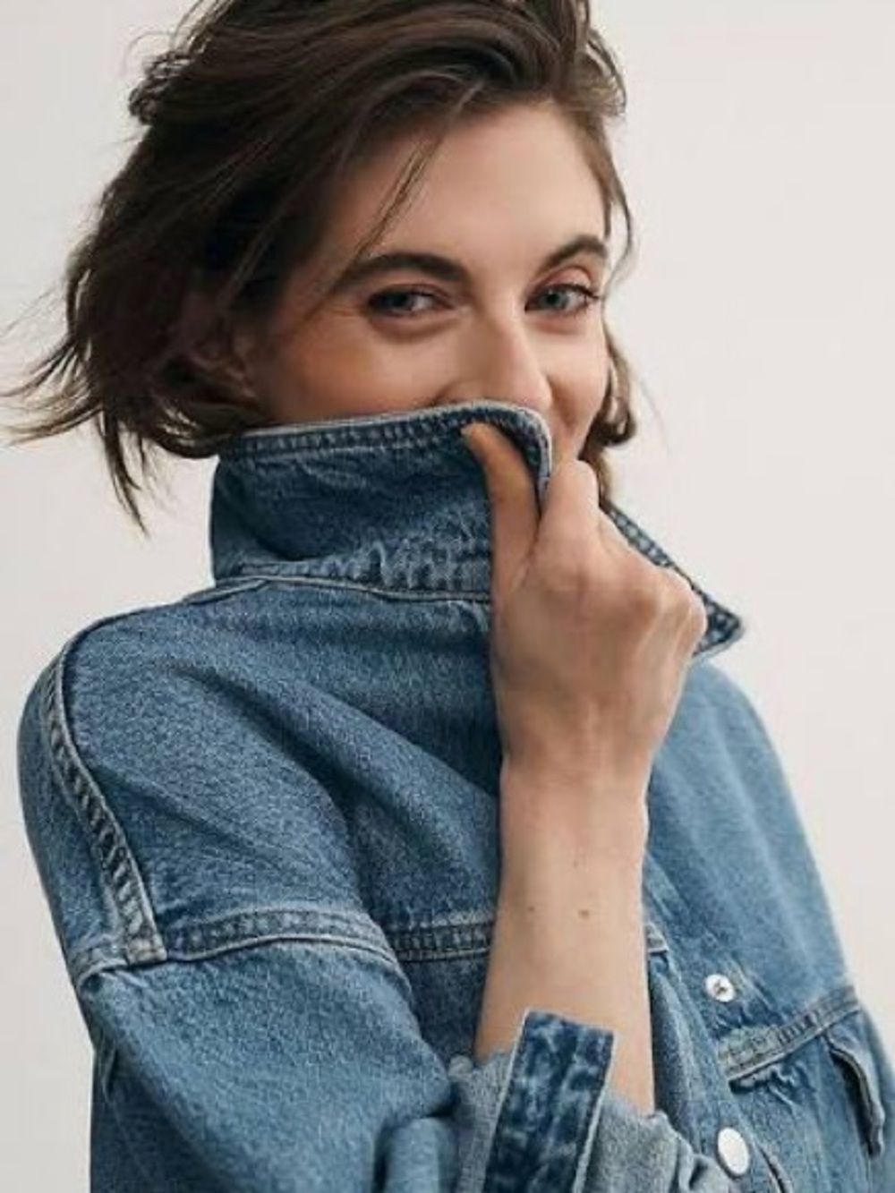 Pilcro Oversized Jeans Jacket